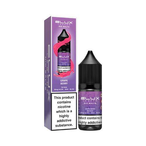 Grape Berry Nic Salt E-Liquid by Elux Legend