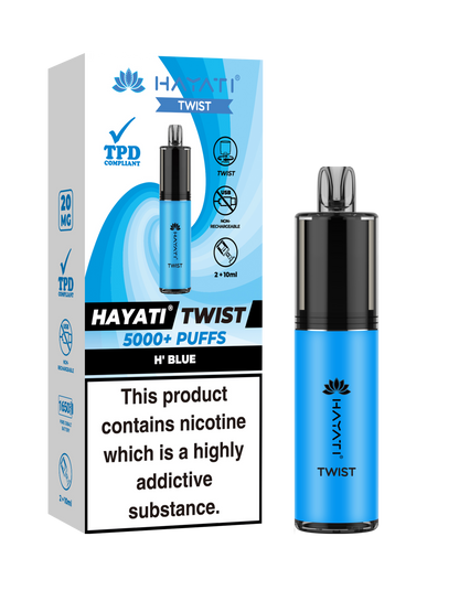 Hayati Twist 5000 Disposable Vape H Blue