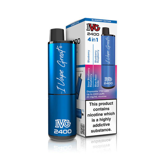 Blueberry Edition IVG 2400 Disposable Vape