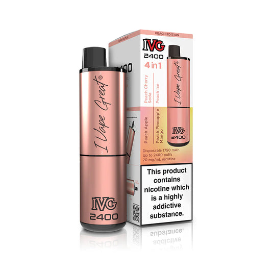 Peach Edition IVG 2400 Disposable Vape