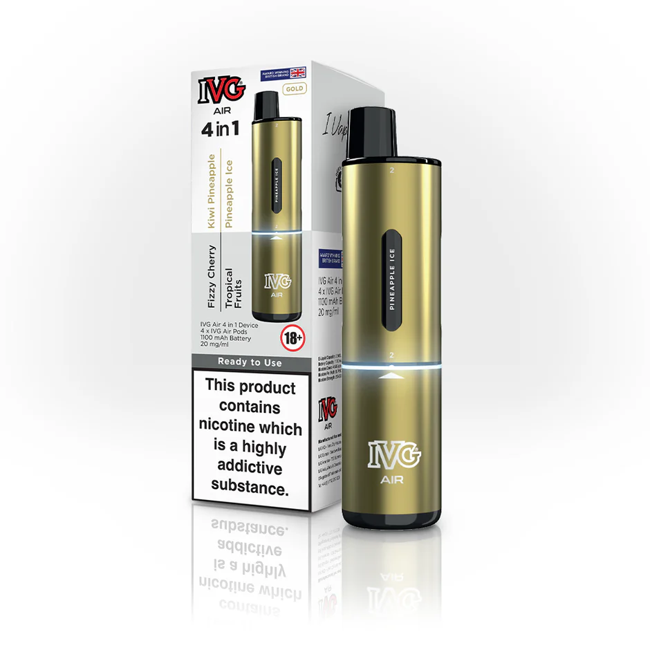 Gold IVG Air 4 in 1 Prefilled Pod Vape Kit