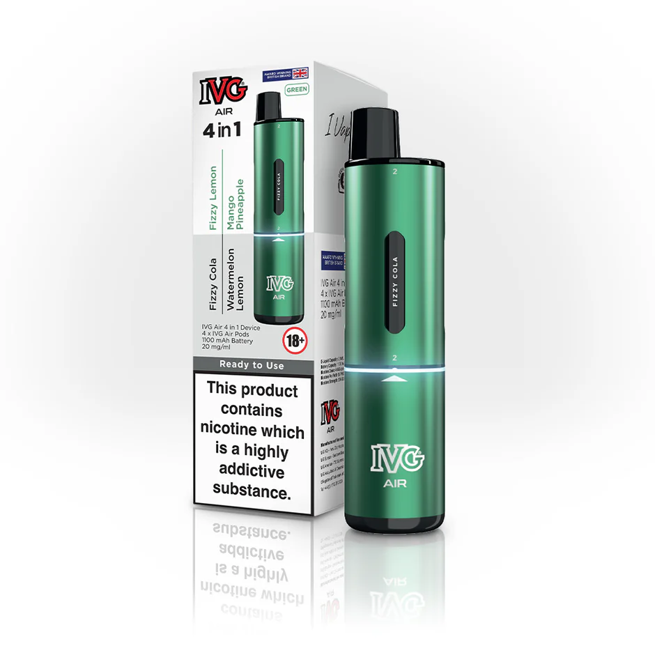 Green IVG Air 4 in 1 Prefilled Pod Vape Kit