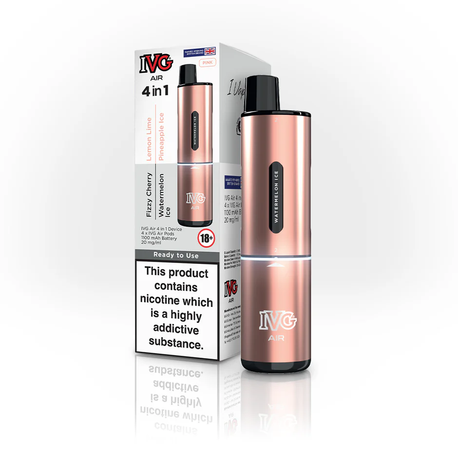  Pink IVG Air 4 in 1 Prefilled Pod Vape Kit