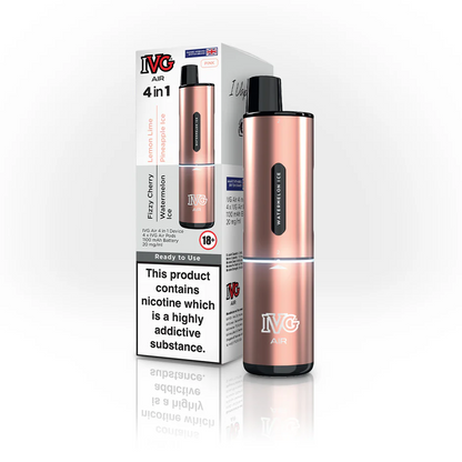  Pink IVG Air 4 in 1 Prefilled Pod Vape Kit