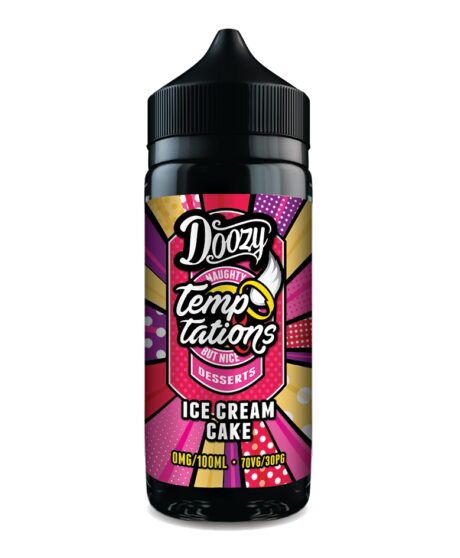 Ice Cream Cake 100ml Shortfill E-Liquid by Doozy Temptations