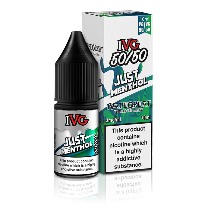 IVG 50/50 Just Menthol 10ml E-Liquid