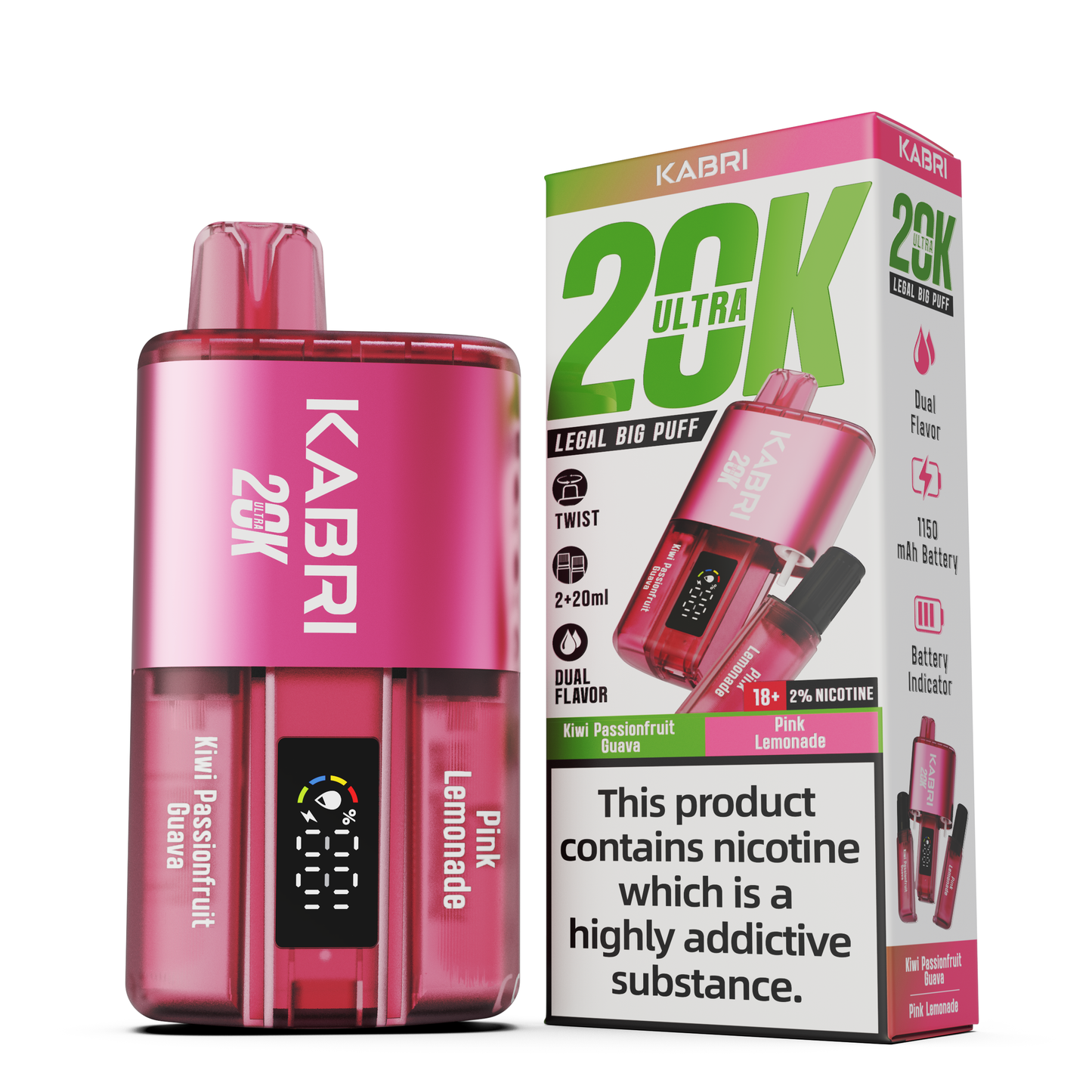 Kabri Ultra 20K Puffs Disposable Vape