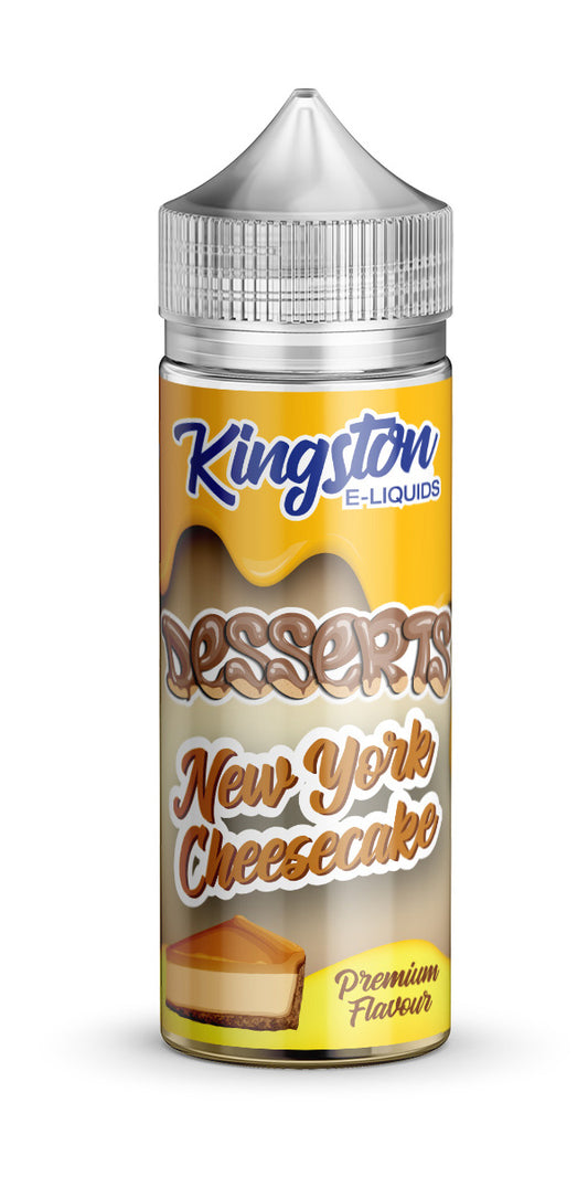 Kingston Desserts - New York Cheesecake 100ml Shortfill E-Liquid