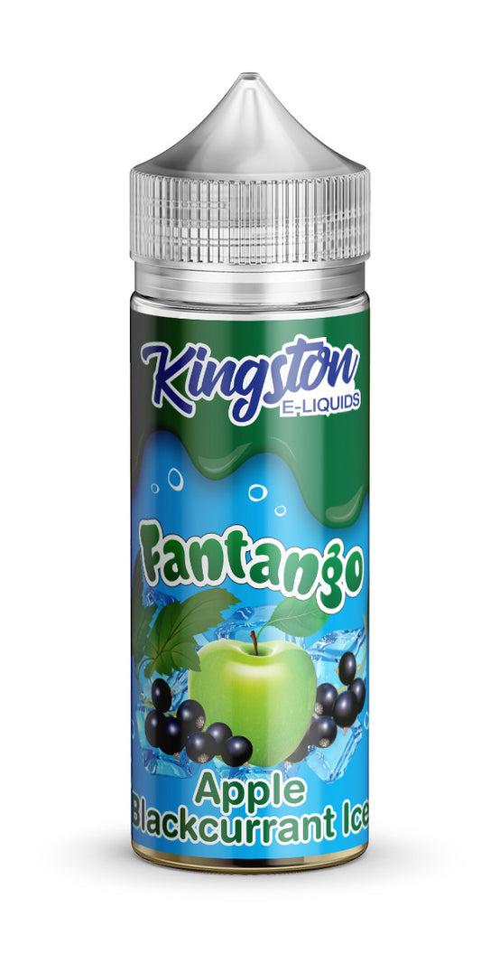 Apple & Blackcurrant Ice 100ml Shortfill E-Liquid by Kingston Fantago