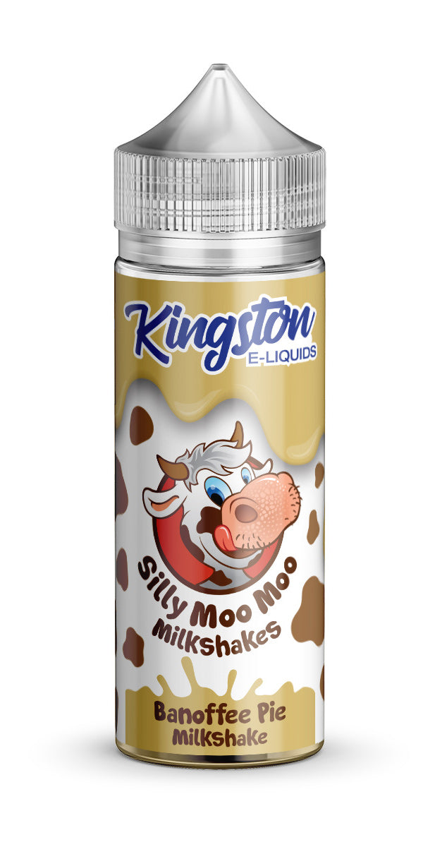 Banoffee Pie 100ml Shortfill E-Liquid by Kingston Silly Moo Moo