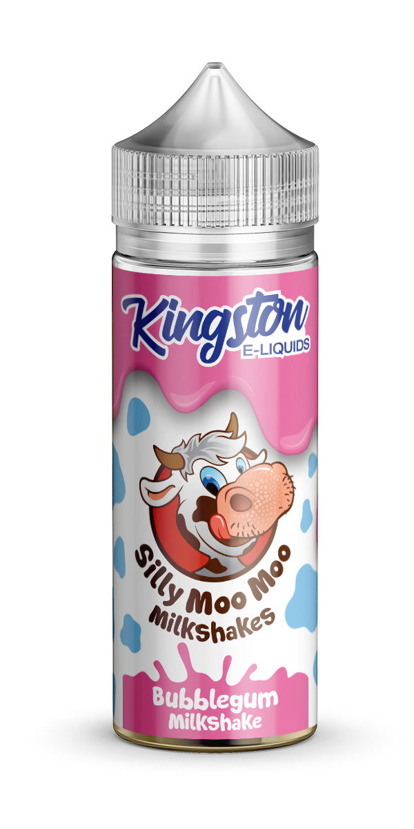 Kingston Silly Moo Moo - Bubblegum 100ml Shortfill E-Liquid