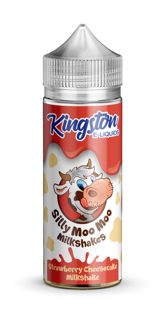 Kingston Silly Moo Moo - Strawberry Cheesecake 100ml Shortfill E-Liquid