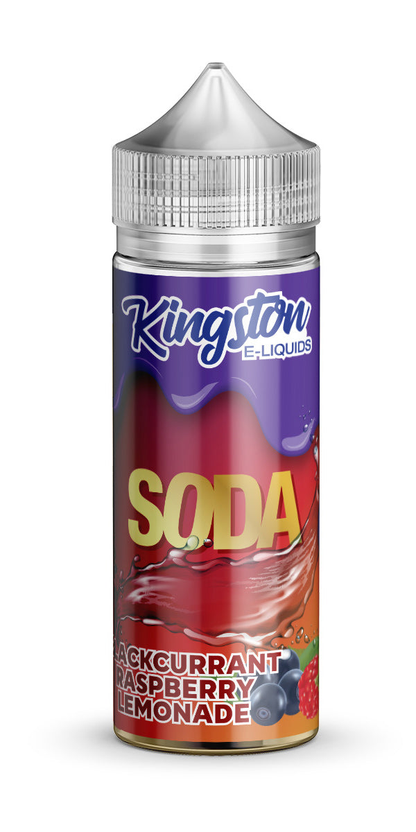 Blackcurrant Raspberry Lemonade 100ml Shortfill E-Liquid by Kingston Soda