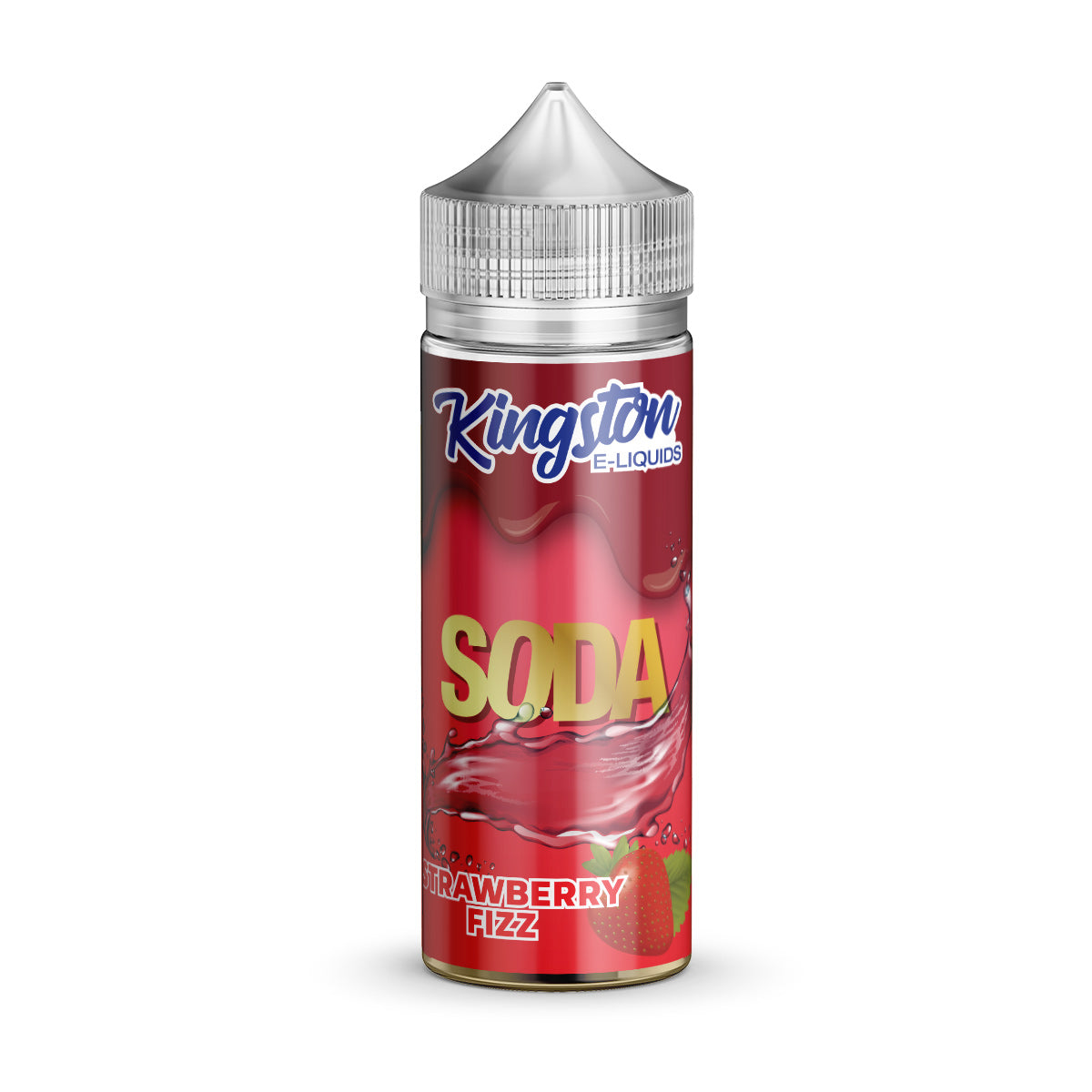 Strawberry Fizz 100ml Shortfill E-Liquid by Kingston Soda