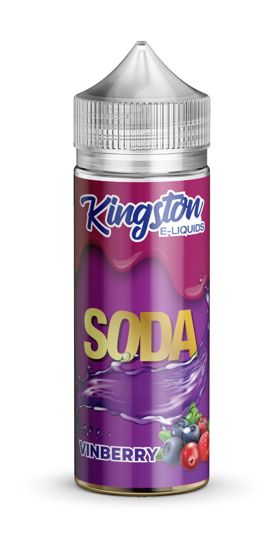 Kingston Soda - Vinberry 100ml Shortfill E-Liquid