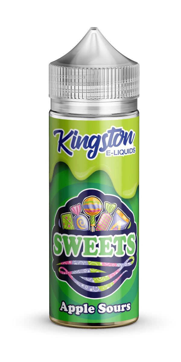 Apple Sours 100ml Shortfill E-Liquid by Kingston Sweets