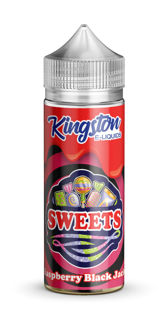 Kingston Sweets - Raspberry Black Jack 100ml Shortfill E-Liquid