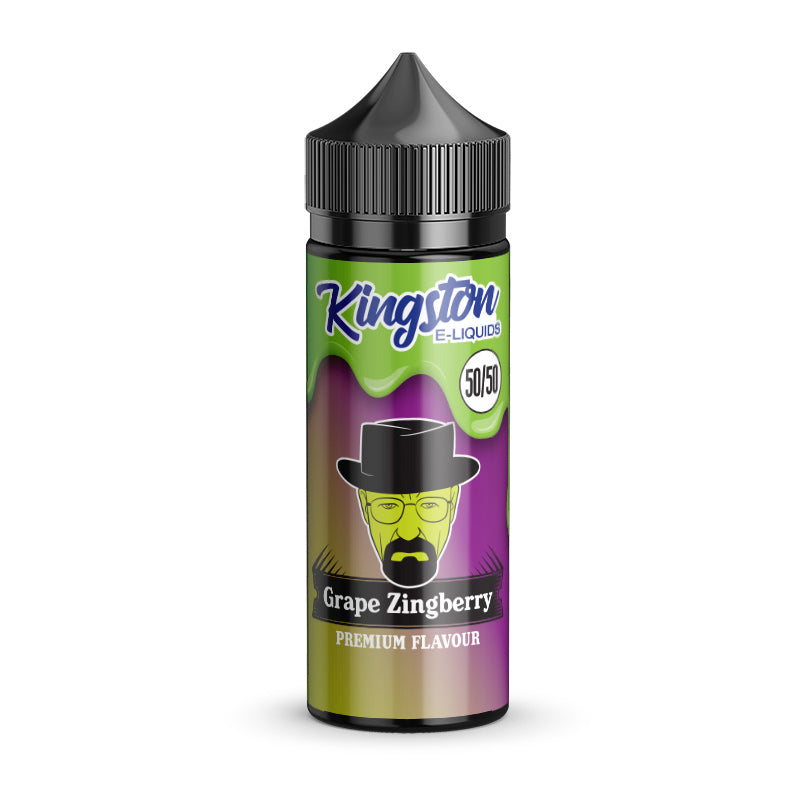 Kingston 50/50 - Grape Zingberry 100ml Shortfill E-Liquid