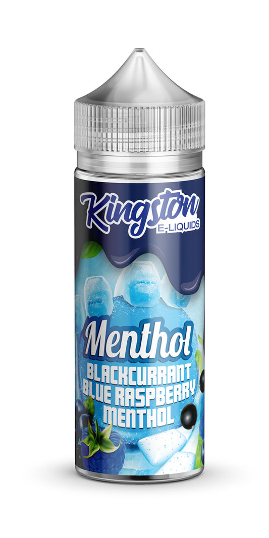 Kingston Menthol - Blackcurrant, Blue Raspberry Menthol 100ml Shortfill E-Liquid