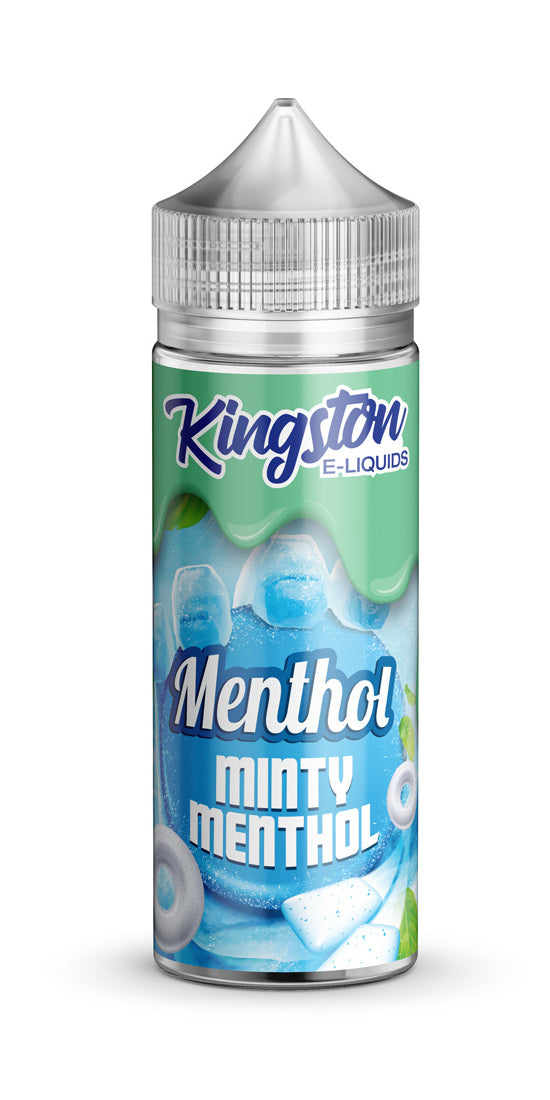 Minty Menthol 100ml Shortfill E-Liquid by Kingston Menthol