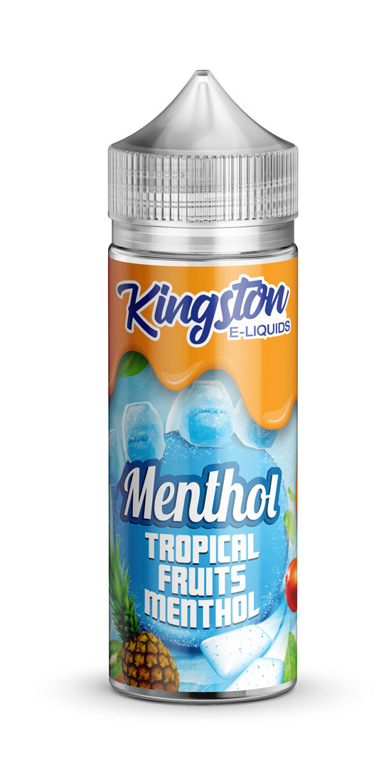 Kingston Menthol - Tropical Fruits Menthol 100ml Shortfill E-Liquid