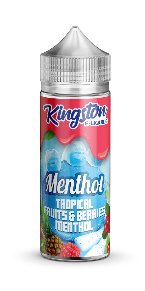 Tropical Fruits and Berries 100ml Shortfill E-Liquid by Kingston Menthol