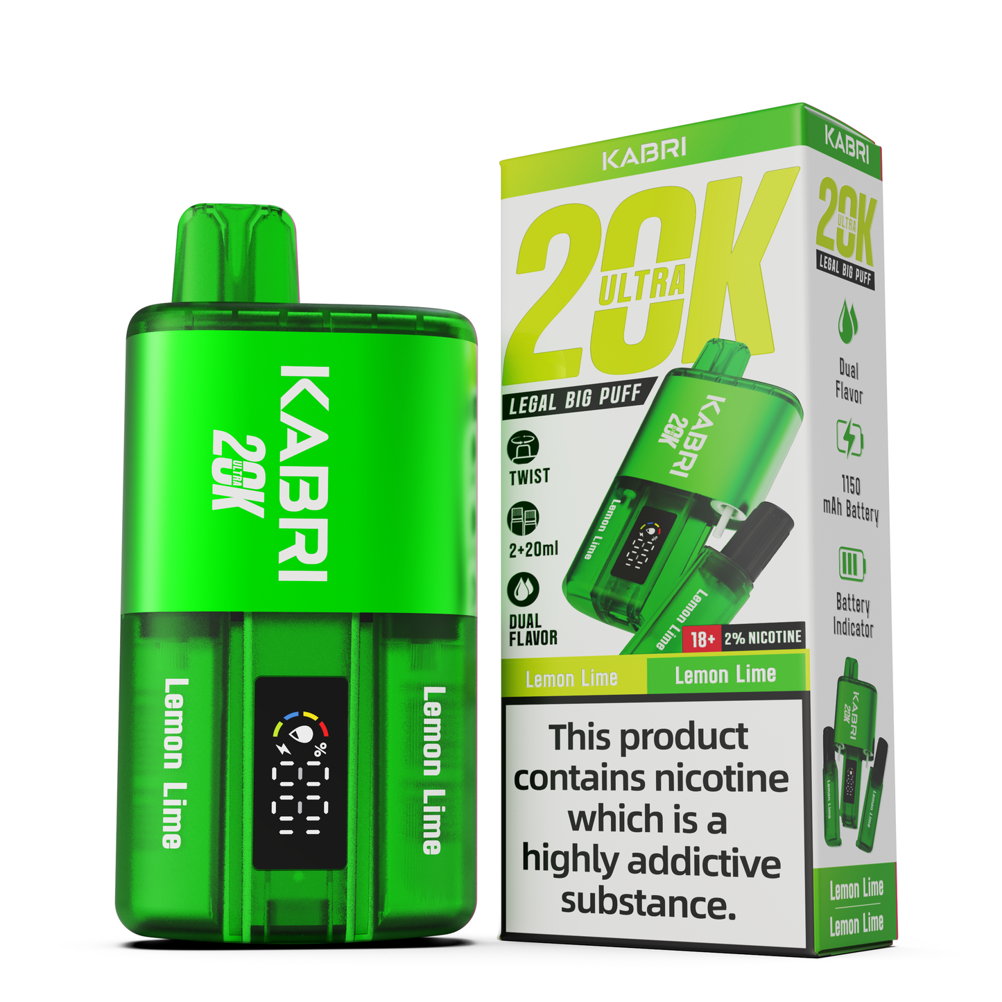 Kabri Ultra 20K Puffs Disposable Vape