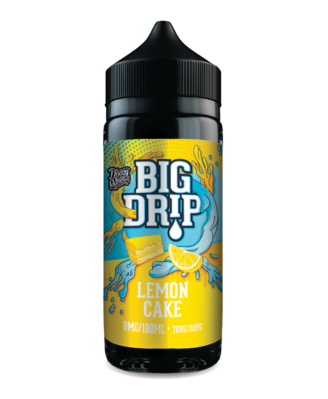 Big Drip Lemon Cake E-Liquid 100ml Shortfill E-Liquid