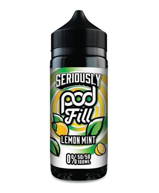 Seriously Pod Fill Lemon Mint 100ml Shortfill E-Liquid