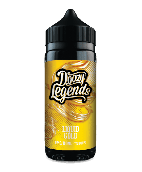 Liquid Gold 100ml Shortfill E-Liquid by Doozy Legends