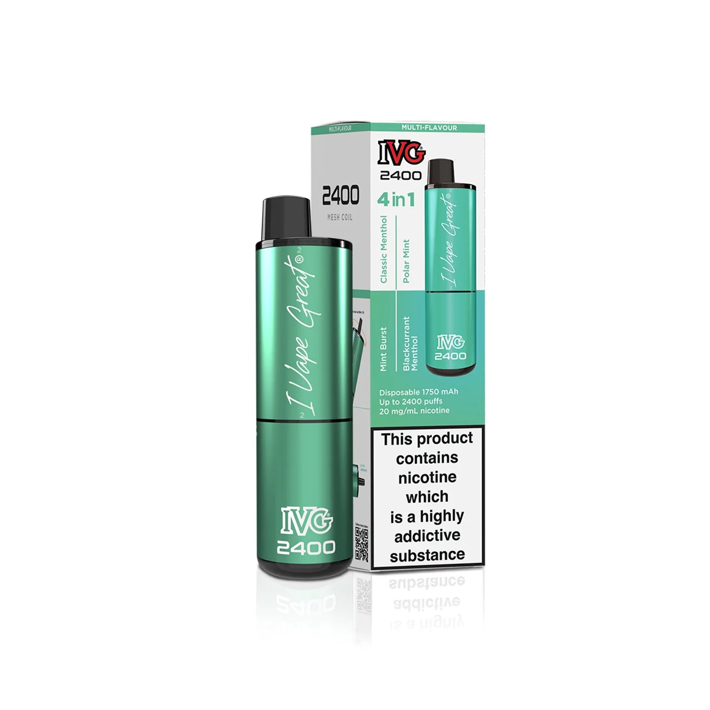 Menthol Edition IVG 2400 Disposable Vape