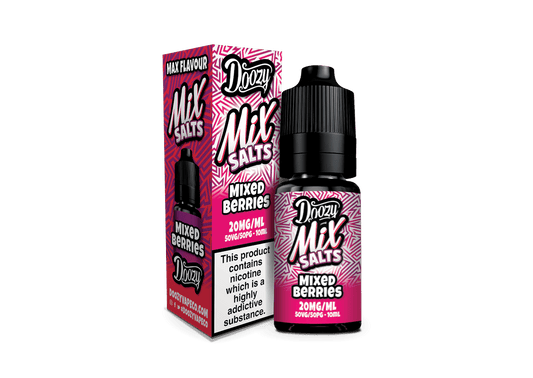 Mixed Berries Nic Salt E-Liquid by Doozy Mix Salts