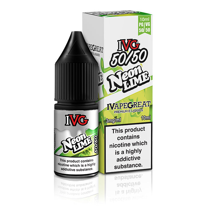 IVG 50/50 Neon Lime 10ml E-Liquid