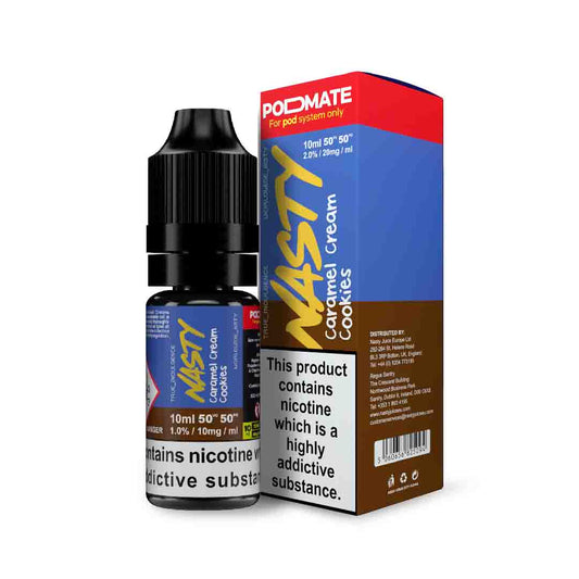 Caramel Cream Cookies Nic Salt E-Liquid by Nasty Salt