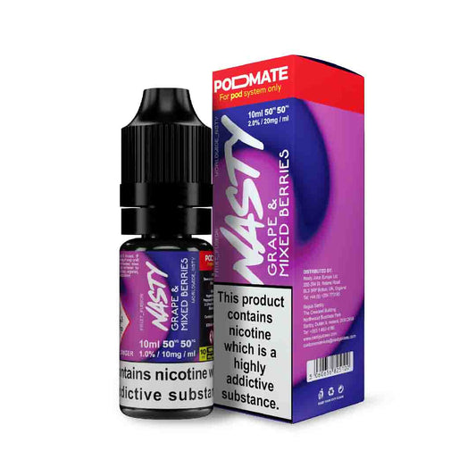 Grape Mix Berries Nic Salt E-Liquid by Nasty