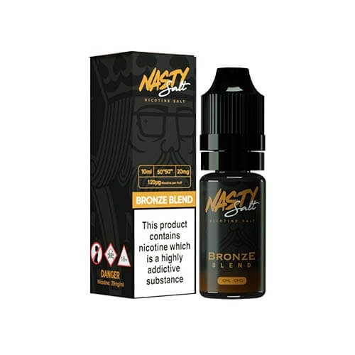 Bronze Blend Nic Salt E-Liquid by Nasty Salt