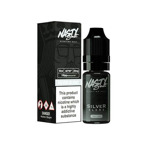 Silver Blend Nic Salt E-Liquid by Nasty Salt