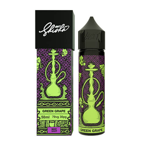 Green Grape 50ml Shortfill E-Liquid by Nasty Shisha Series