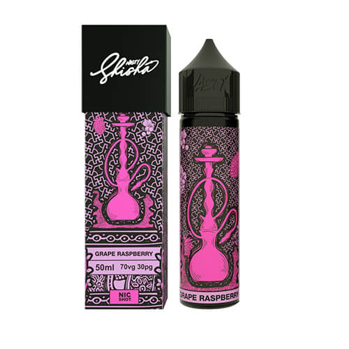 Grape Raspberry 50ml Shortfill E-Liquid by Nasty Shisha Series