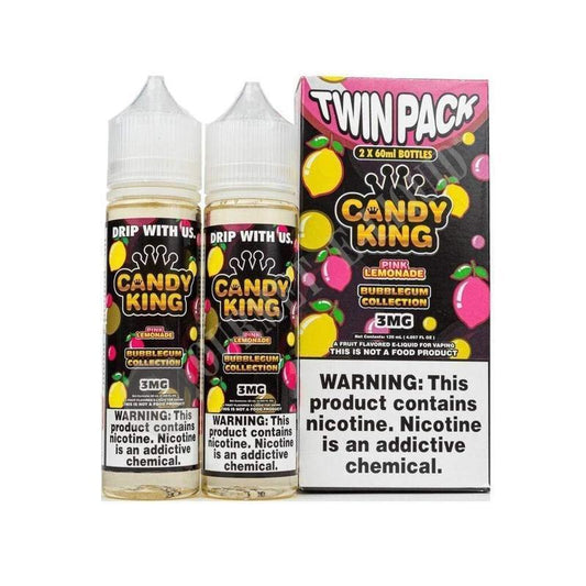 Pink Lemonade 100ml Shortfill E-Liquid by Bazooka Sour Straws