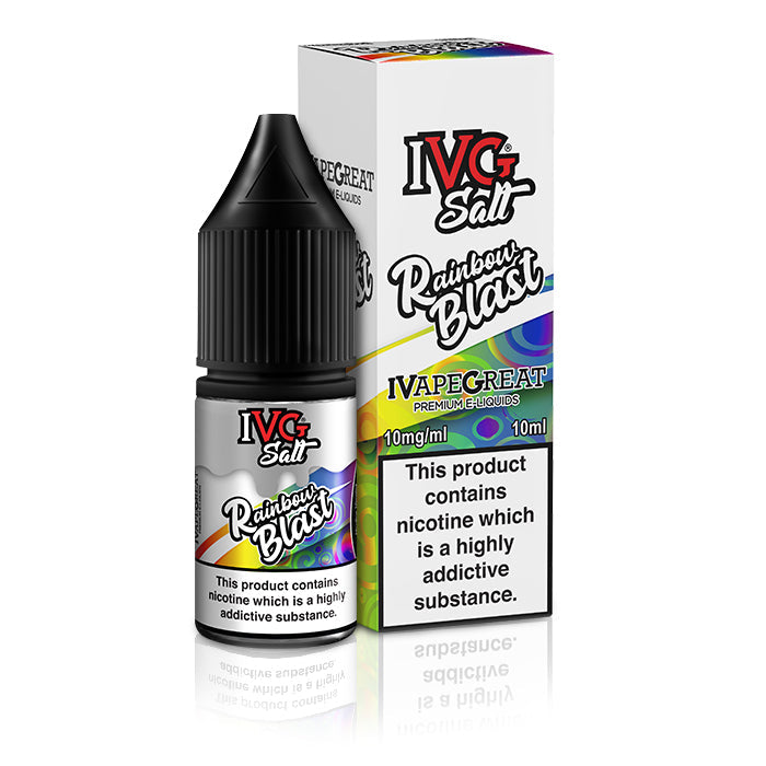 Rainbow Blast Nic Salt E-Liquid by IVG Salts