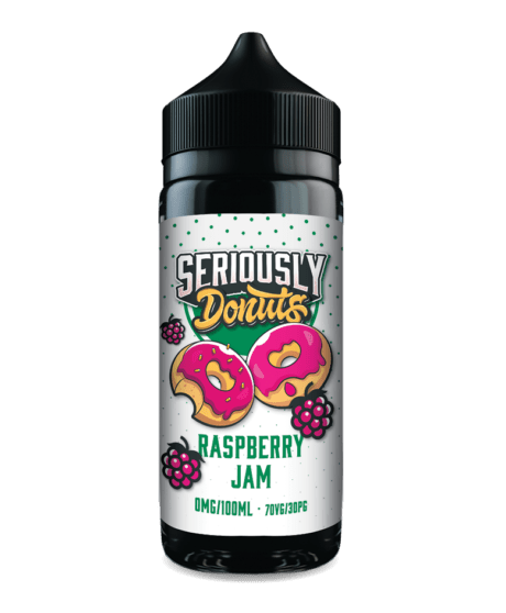 Seriously Donuts Raspberry Jam 100ml Shortfill E-liquid