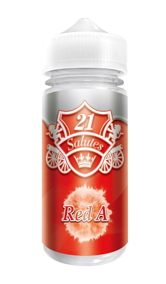 Red A 100ml Shortfill E-Liquid by 21 Salutes