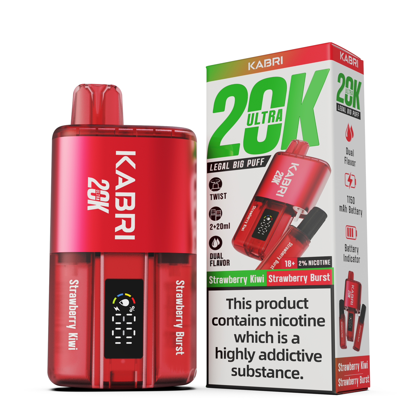 Kabri Ultra 20K Puffs Disposable Vape