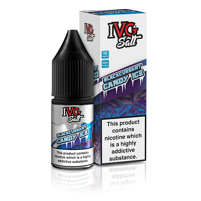 Blackcurrant Candy Ice 10ml Nic Salt E-Liquid by IVG Salt