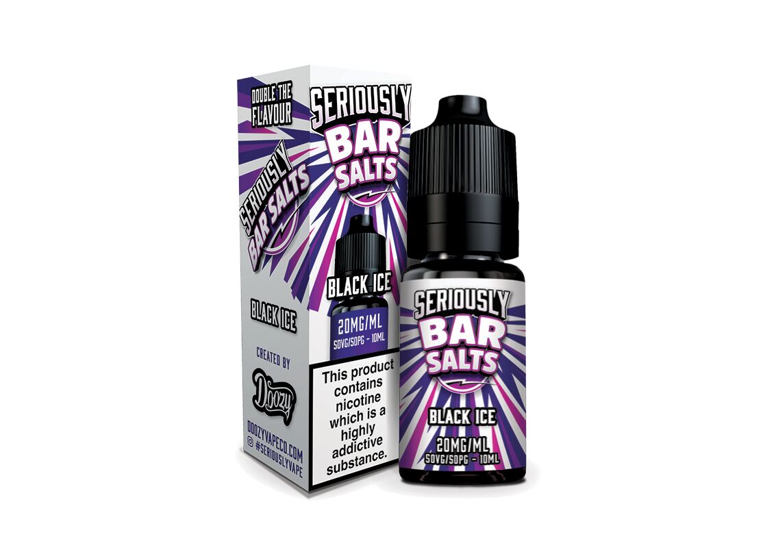 Salty Black Ice Nic Salt E-liquid by Seriously Fusionz