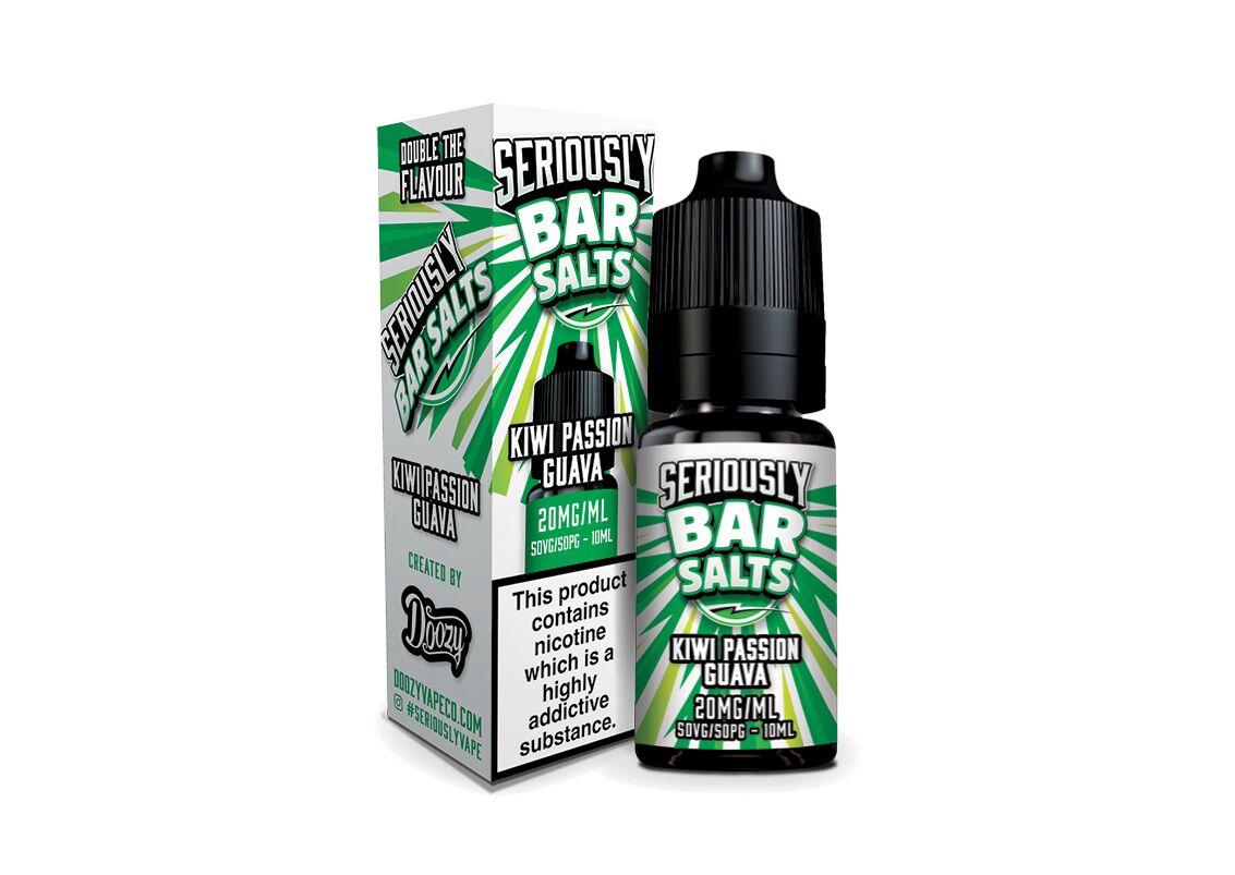 Seriously Fusionz Salty Kiwi Passion Guava Nic Salt E-liquid