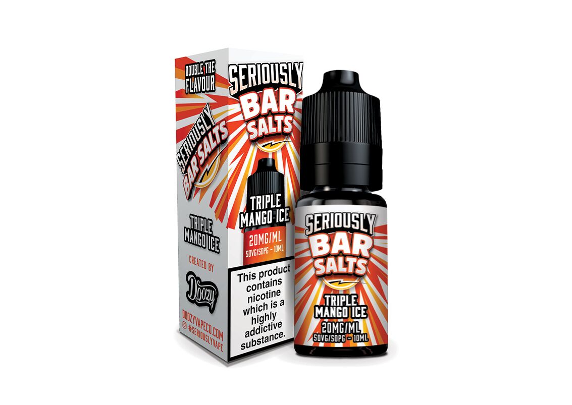 Seriously Fusionz Salty Triple Mango Ice Nic Salt E-liquid