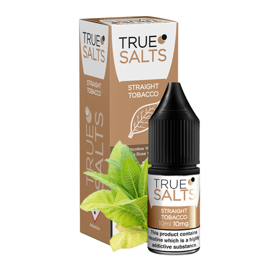 Straight Tobacco 10ml Nic Salt E-Liquid by IVG True Salts