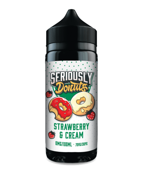 Seriously Donuts Strawberry and Cream 100ml Shortfill E-liquid